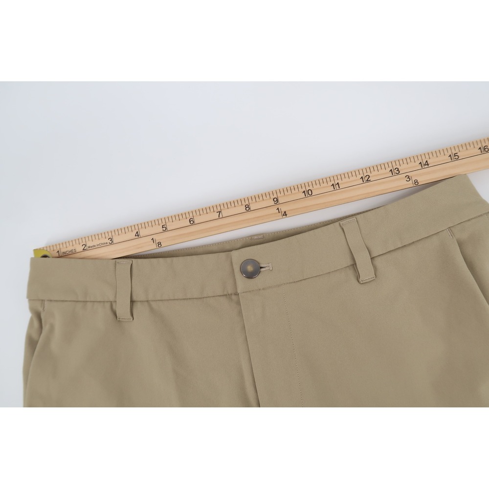 Lululemon Commission Shorts Mens 30 Khaki Tan Golf Casual Technical Stretch 9" - Picture 7 of 10